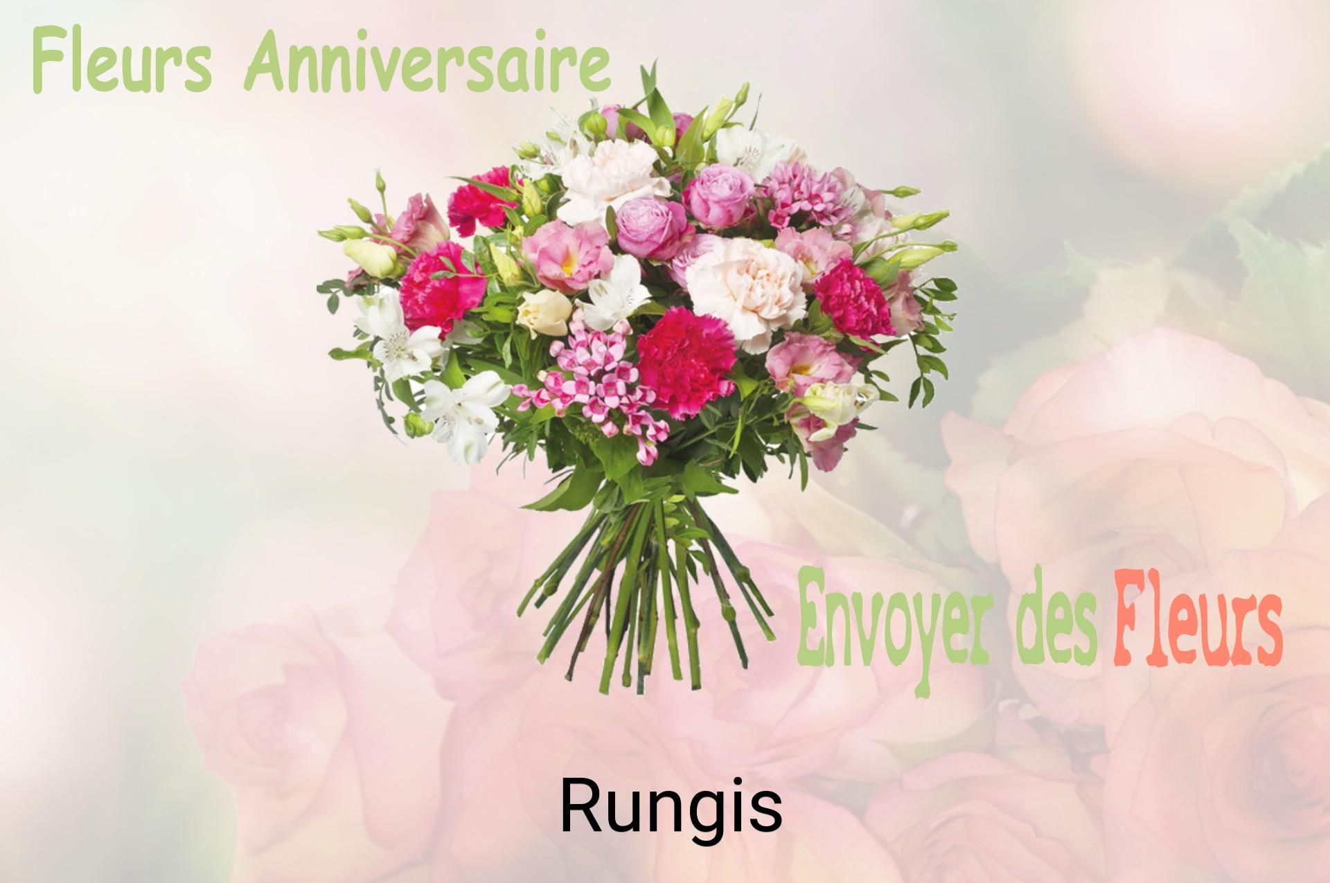 Bouquet de fleurs d’anniversaire livré à Rungis
